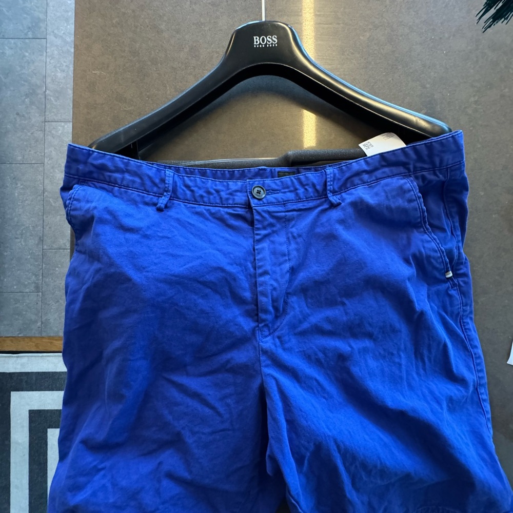 Boss Royal Blue Khaki Shorts